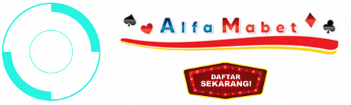 Animasi GIF dari logo Alfamabet